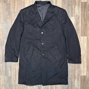 Jos. A. Bank Elegant Black Trench Coat